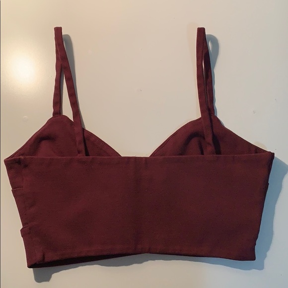 NWOT Aritzia Criss-Cross Crop Top - Sunday Best - Picture 2 of 2